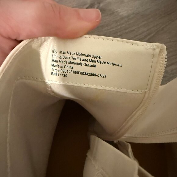 Target Jenna Platform Boots - Universal Thread Off-White - Picture 6 of 6